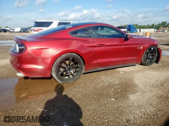 2016 Ford Mustang GT with VIN 1FA6P8CF8G5225418, listed as a Copart auction lot 64682545 with 131,742 mi miles and Clean title. Bid and sale history available at DreamBid. Image 3.
