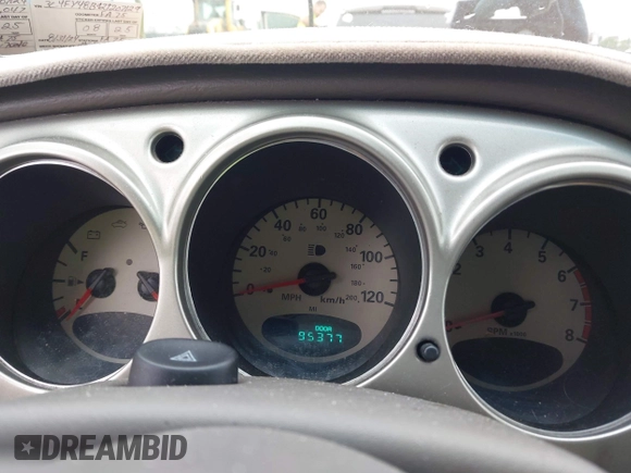 2002 Chrysler PT Cruiser with VIN 3C4FY48B12T207129, listed as a IAAI auction lot 42184699 with 95,377 mi miles. Bid and sale history available at carsss.com. Image 7.
