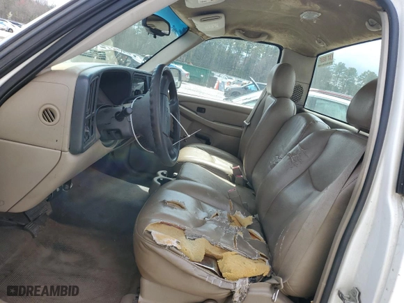 2005 Chevrolet Silverado 1500 Work Truck with VIN 1GCEC14X55Z145449, listed as a Copart auction lot 48924845 with 280,123 mi miles and Salvage Title. Bid and sale history available at carsss.com. Image 7.