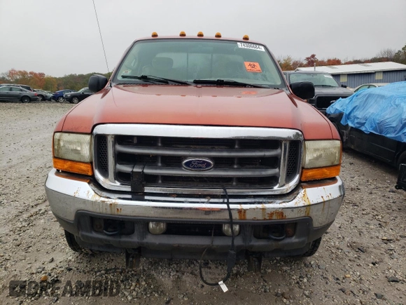 2001 Ford Super Duty F-250 XL with VIN 1FTNX21LX1ED37981, listed as a Copart auction lot 74306684 with 74,052 mi miles and Clean Title. Bid and sale history available at carsss.com. Image 5.