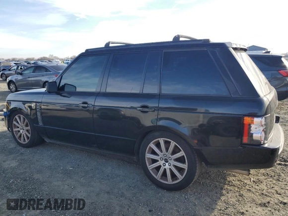 2012 Land Rover Range Rover SC z VIN SALMF1E45CA378114, wystawiony jako Copart lot #46380425 z przebiegiem 155 033 mil mil oraz Czysty tytuł • Clean title. Historia ofert i sprzedaży dostępna na DreamBid. Obrazek 2.