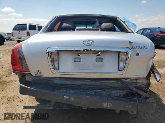 2004 Hyundai XG z VIN KMHFU45E64A320817, wystawiony jako Copart lot #58951955 z przebiegiem 179 978 mil mil oraz Nie do naprawy • Non repairable. Historia ofert i sprzedaży dostępna na DreamBid. Obrazek 6.