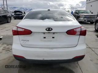 2016 Kia Forte LX with VIN KNAFX4A69G5563896, listed as a Copart auction lot 45729555 with 0 mi miles and Salvage Title. Bid and sale history available at carsss.com. Image 6.