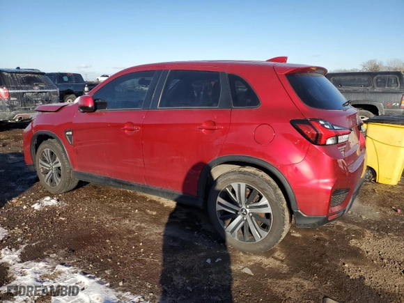 2020 Mitsubishi Outlander Sport ES 2.0 with VIN JA4AP3AU9LU027756, listed as a Copart auction lot 45456355 with 65,088 mi miles and Salvage Title. Bid and sale history available at carsss.com. Image 2.