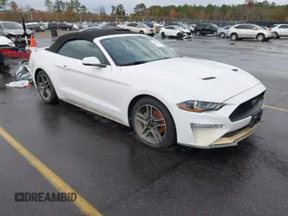 2020 Ford Mustang EcoBoost with VIN 1FATP8UH0L5137864, listed as a IAAI auction lot 41069174 with 86,556 mi miles. Bid and sale history available at carsss.com. Image 1.