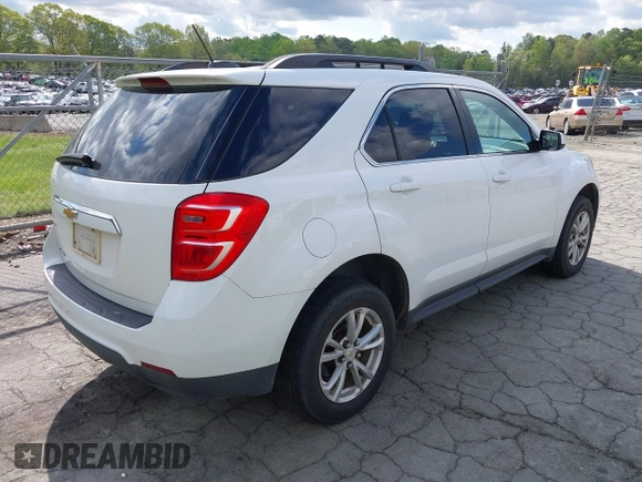 2017 Chevrolet Equinox LT with VIN 2GNFLFEK1H6215590, listed as a IAAI auction lot 41986847 with 156,406 mi miles and . Bid and sale history available at DreamBid. Image 4.