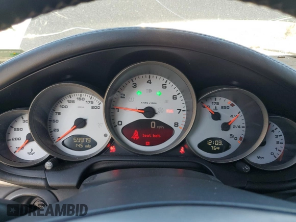 2005 Porsche 911 Turbo S with VIN WP0AB29935S742531, listed as a Copart auction lot 42687685 with 59,979 mi miles and Salvage Title. Bid and sale history available at carsss.com. Image 9.