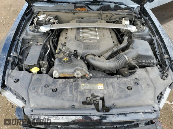 2013 Ford Mustang GT with VIN 1ZVBP8CF9D5284530, listed as a Copart auction lot 50451975 with 122,735 mi miles and Salvage Title. Bid and sale history available at DreamBid. Image 12.