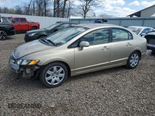 2007 Honda Civic Sdn LX with VIN 1HGFA16527L049887, listed as a Copart auction lot 52969365 with 197,874 mi miles and Salvage Title. Bid and sale history available at carsss.com. Image 1.