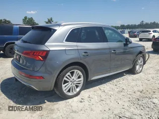 2018 Audi Q5 Premium Plus with VIN WA1BNAFY8J2072447, listed as a Copart auction lot 64939895 with 44,035 mi miles and Salvage title. Bid and sale history available at DreamBid. Image 3.