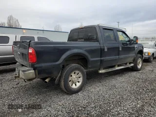 2008 Ford F-250 XL with VIN 1FTSW21528EE45027, listed as a Copart auction lot 43811735 with 157,896 mi miles and Salvage title. Bid and sale history available at DreamBid. Image 3.