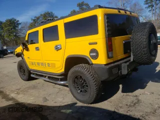 2005 Hummer H2 SUV with VIN 5GRGN23U15H133495, listed as a Copart auction lot 88333115 with 95,164 mi miles and Salvage Title. Bid and sale history available at carsss.com. Image 2.