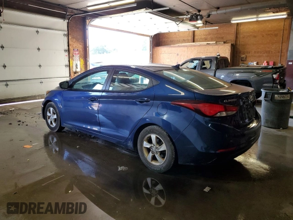 2015 Hyundai Elantra SE with VIN 5NPDH4AE3FH602804, listed as a Copart auction lot 62025025 with 230,419 mi miles and Clean title. Bid and sale history available at DreamBid. Image 2.