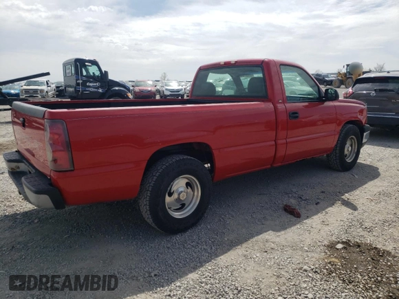 2003 Chevrolet Silverado 1500 with VIN 1GCEC14X33Z271919, listed as a Copart auction lot 53507845 with 233,803 mi miles and Salvage Title. Bid and sale history available at carsss.com. Image 3.