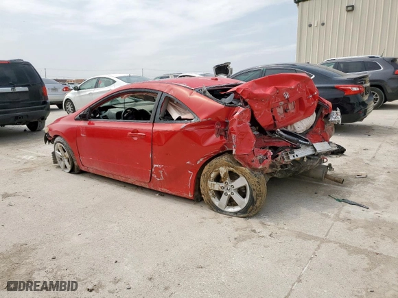 2008 Honda Civic Cpe EX-L with VIN 2HGFG12958H567336, listed as a Copart auction lot 51547405 with 0 mi miles and Salvage Title. Bid and sale history available at carsss.com. Image 2.