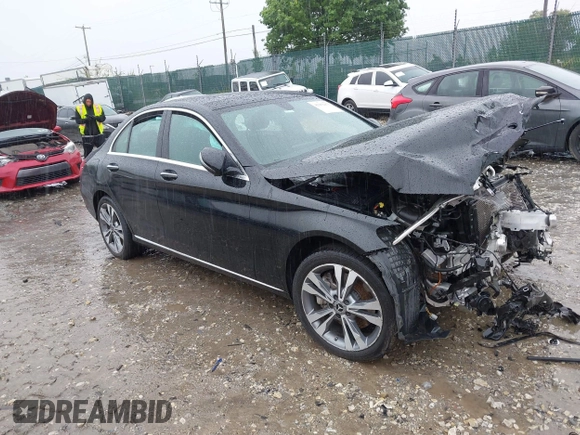 2021 Mercedes-Benz C 300 with VIN W1KWF8EB7MR643325, listed as a IAAI auction lot 42252453 with 61,965 mi miles and . Bid and sale history available at DreamBid. Image 1.