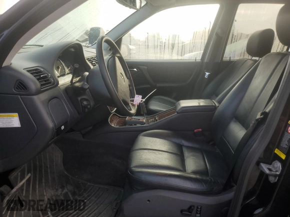 2005 Mercedes-Benz M 500 with VIN 4JGAB75E55A542350, listed as a Copart auction lot 79422774 with 169,970 mi miles and Salvage title. Bid and sale history available at DreamBid. Image 7.