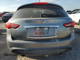 2016 Infiniti QX70 with VIN JN8CS1MU1GM671954, listed as a Copart auction lot 52719215 with Not Provided miles and Salvage Title. Bid and sale history available at DreamBid. Image 6.