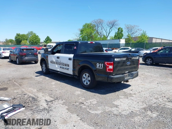2018 Ford F-150 XL with VIN 1FTEW1E56JFC03505, listed as a IAAI auction lot 42076180 with 25,691 mi miles and . Bid and sale history available at carsss.com. Image 3.