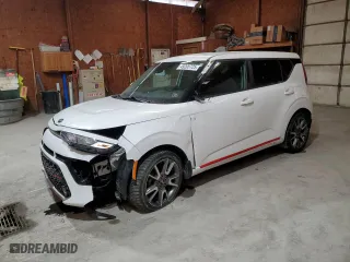 2020 Kia Soul GT-Line with VIN KNDJ63AUXL7703333, listed as a Copart auction lot 49205725 with 47,372 mi miles and Salvage Title. Bid and sale history available at carsss.com. Image 1.