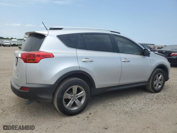 2015 Toyota RAV4 XLE with VIN JTMWFREV4FJ051148, listed as a Copart auction lot 52906585 with 177,213 mi miles and Salvage Title. Bid and sale history available at carsss.com. Image 3.