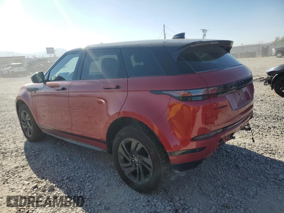 2021 Land Rover Range Rover Evoque R-Dynamic S with VIN SALZT2FX6MH130489, listed as a Copart auction lot 69456554 with 57,467 mi miles and Salvage Title. Bid and sale history available at carsss.com. Image 2.