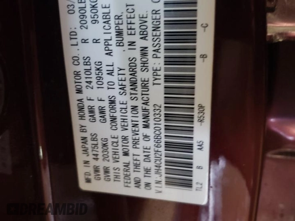 2011 Acura TSX z VIN JH4CU2F66BC010332, wystawiony jako Copart lot #51082685 z przebiegiem 126 867 mil mil oraz Szkoda całkowita • Salvage title. Historia ofert i sprzedaży dostępna na DreamBid. Obrazek 13.
