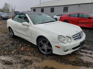 2007 Mercedes-Benz CLK 350 with VIN WDBTK56F27T083650, listed as a Copart auction lot 81491764 with 78,975 mi miles and Salvage Title. Bid and sale history available at DreamBid. Image 4.