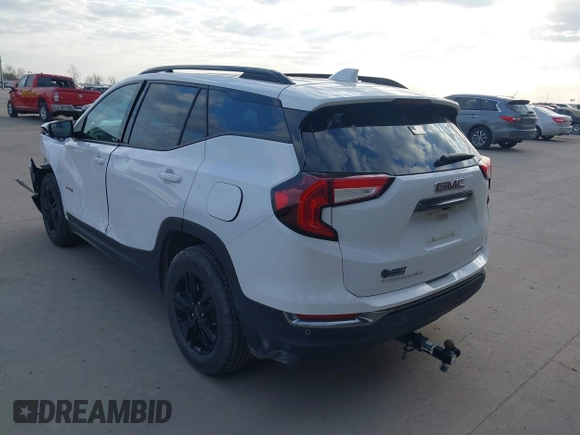 2022 GMC Terrain AT4 z VIN 3GKALYEV1NL296739, wystawiony jako IAAI lot #41118630 z przebiegiem 28 366 mil mil oraz . Historia ofert i sprzedaży dostępna na DreamBid. Obrazek 3.
