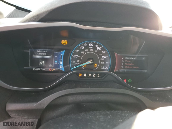 2013 Ford C-Max Energi SEL with VIN 1FADP5CU1DL552609, listed as a Copart auction lot 43457675 with 154,329 mi miles and Salvage Title. Bid and sale history available at carsss.com. Image 9.