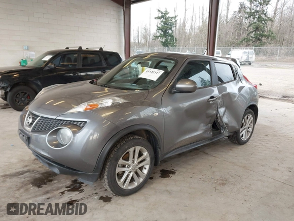 2014 Nissan Juke S with VIN JN8AF5MV2ET363397, listed as a IAAI auction lot 41420317 with 85,254 mi miles. Bid and sale history available at carsss.com. Image 2.