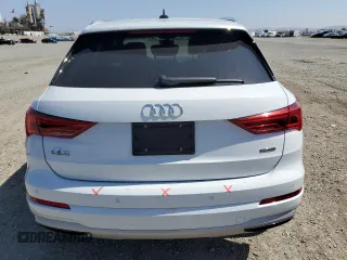 2020 Audi Q3 Premium with VIN WA1AECF32L1043479, listed as a Copart auction lot 57172925 with 52,907 mi miles and Salvage title. Bid and sale history available at DreamBid. Image 6.
