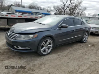 2013 Volkswagen CC Sport Plus with VIN WVWBP7AN6DE501989, listed as a Copart auction lot 43791435 with 124,512 mi miles and Salvage Title. Bid and sale history available at carsss.com. Image 1.