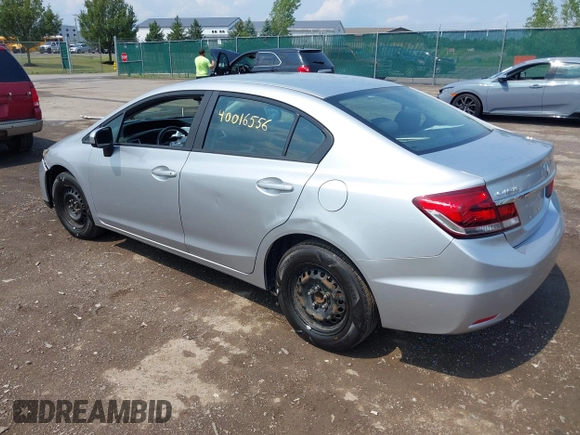 2014 Honda Civic LX z VIN 2HGFB2F53EH500547, wystawiony jako IAAI lot #40016556 z przebiegiem 125 540 mil mil oraz . Historia ofert i sprzedaży dostępna na DreamBid. Obrazek 3.