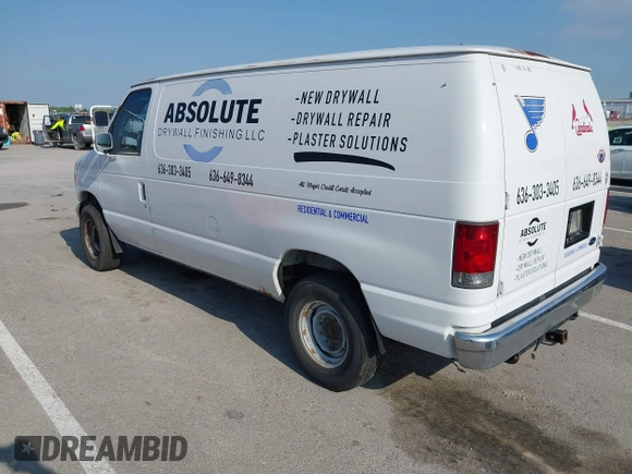 2004 Ford Econoline Cargo with VIN 1FTNE24L54HA37902, listed as a IAAI auction lot 42093747 with 250,773 mi miles and . Bid and sale history available at carsss.com. Image 3.