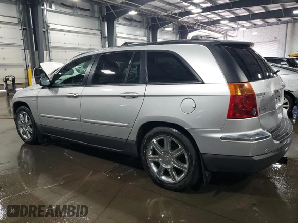 2005 Chrysler Pacifica Touring with VIN 2C4GM68425R368366, listed as a Copart auction lot 54777675 with 122,521 mi miles and Salvage Title. Bid and sale history available at DreamBid. Image 2.