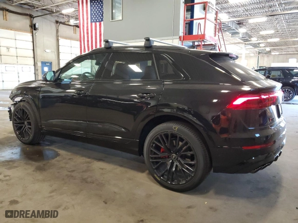 2024 Audi SQ8 Premium Plus with VIN WA1AWBF12RD011662, listed as a Copart auction lot 71983614 with 851 miles and Salvage Title. Bid and sale history available at carsss.com. Image 2.