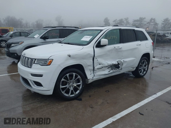 2019 Jeep Grand Cherokee Summit with VIN 1C4RJFJG5KC549097, listed as a IAAI auction lot 41466399 with 44,521 mi miles. Bid and sale history available at carsss.com. Image 17.