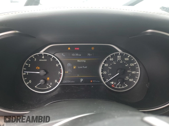 2016 Nissan Maxima Platinum with VIN 1N4AA6AP8GC406798, listed as a Copart auction lot 60143595 with 134,704 mi miles and Salvage title. Bid and sale history available at DreamBid. Image 9.