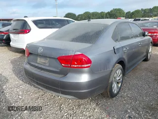2013 Volkswagen Passat S with VIN 1VWAP7A37DC031197, listed as a IAAI auction lot 42572577 with 197,324 mi miles and . Bid and sale history available at DreamBid. Image 4.