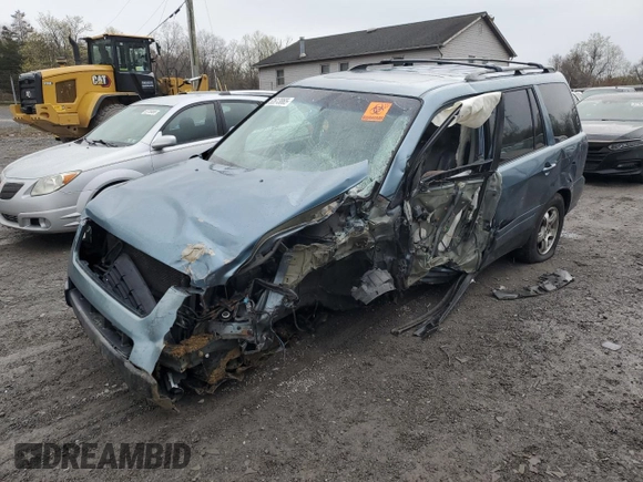 2006 Honda Pilot EX-L with VIN 2HKYF18666H515628, listed as a Copart auction lot 52613865 with Not Provided miles and Salvage Title. Bid and sale history available at DreamBid. Image 1.