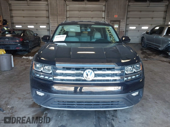 2019 Volkswagen Atlas SE with VIN 1V2LR2CAXKC599542, listed as a IAAI auction lot 41628588 with 59,377 mi miles and . Bid and sale history available at DreamBid. Image 12.