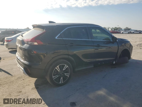 2024 Mitsubishi Eclipse Cross SE with VIN JA4ATWAA7RZ032601, listed as a Copart auction lot 53124085 with 6,467 mi miles and Salvage title. Bid and sale history available at DreamBid. Image 3.