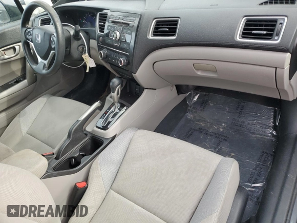 2013 Honda Civic Cpe LX with VIN 2HGFG3B5XDH521472, listed as a Copart auction lot 43970675 with 113,410 mi miles and Salvage Title. Bid and sale history available at carsss.com. Image 8.