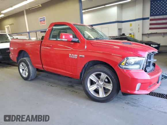 2014 Ram 1500 z VIN 3C6JR7CT3EG134228, wystawiony jako Copart lot #42135145 z przebiegiem 86 028 mil mil oraz Szkoda całkowita • Salvage title. Historia ofert i sprzedaży dostępna na DreamBid. Obrazek 4.