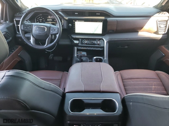 2023 GMC Sierra 1500 Denali Ultimate with VIN 1GTUUHE81PZ308237, listed as a Copart auction lot 88559155 with 22,467 mi miles and Clean Title. Bid and sale history available at carsss.com. Image 8.