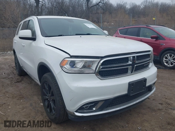 2018 Dodge Durango SXT with VIN 1C4RDJAG6JC198435, listed as a IAAI auction lot 41896257 with 161,711 mi miles and . Bid and sale history available at DreamBid. Image 1.