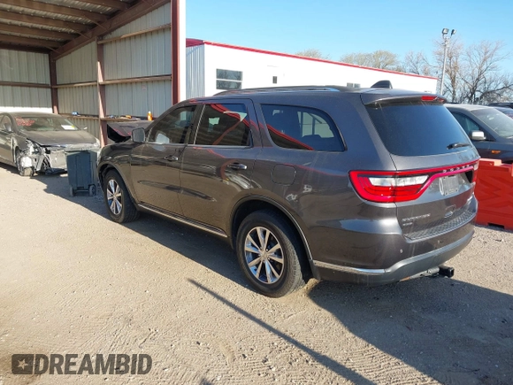 2016 Dodge Durango Limited with VIN 1C4RDJDG8GC362174, listed as a IAAI auction lot 42039716 with 118,338 mi miles and . Bid and sale history available at DreamBid. Image 3.