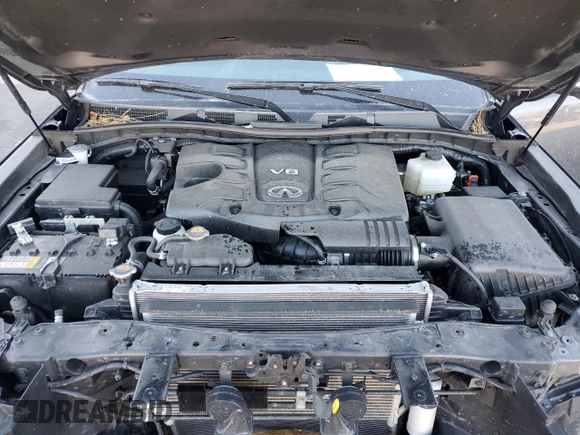 2024 Infiniti QX80 LUXE with VIN JN8AZ2AE6R9327919, listed as a Copart auction lot 43243755 with 33,604 mi miles and Clean Title. Bid and sale history available at carsss.com. Image 12.