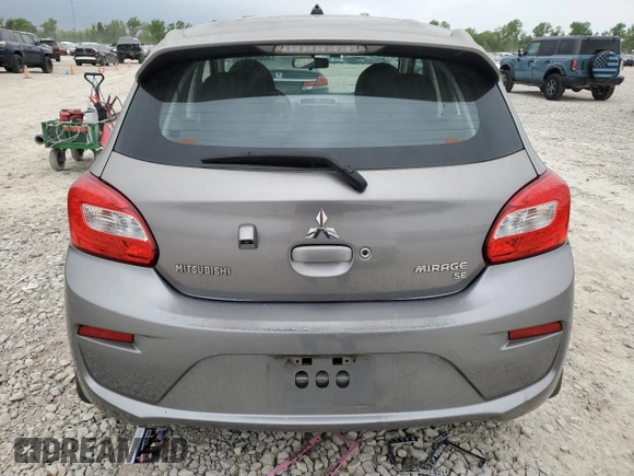 2017 Mitsubishi Mirage SE z VIN ML32A4HJ7HH006081, wystawiony jako Copart lot #53053845 z przebiegiem 40 711 mil mil oraz Szkoda całkowita • Salvage title. Historia ofert i sprzedaży dostępna na DreamBid. Obrazek 6.